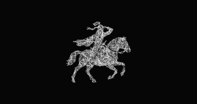 Sketch mounted scout icon animation - smooth progressive reveal