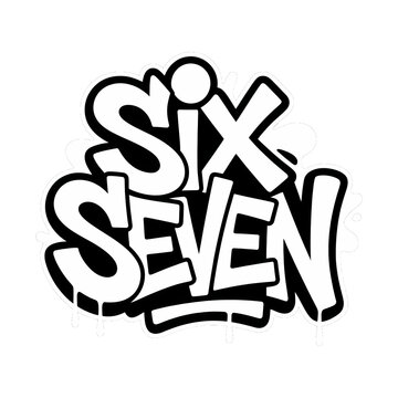 Six Seven Bold Graffiti Lettering