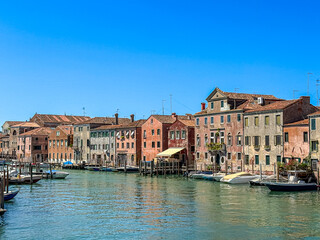 View of water street and old buildings in Venice, © ilolab