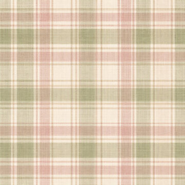 soft pastel plaid and checkered seamless patterns for fabric design and background