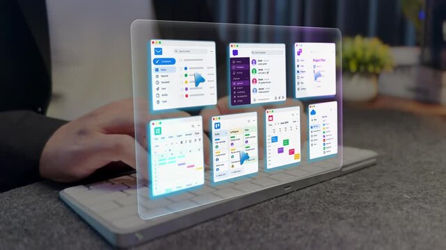 AI Agent Automating Tasks Across Multiple Applications and Digital Workflows