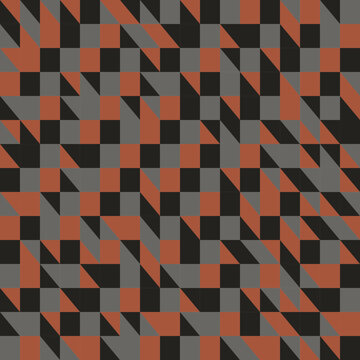 Motif d'&eacute;chiquier en terre cuite et parchemin sans couture