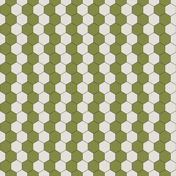 Patr&oacute;n hexagonal en mediterr&aacute;neo sin costuras