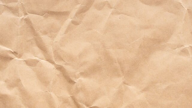 Abstract crumpled and creased recycle brown paper texture background
