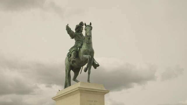 Equestrian Statue of Louis XIV, Palace of Versailles, France