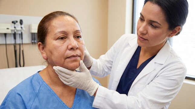 Clinical Examination of Parotid Gland Enlargement