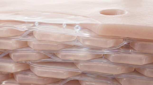 Skin Barrier Lipid Layer with Serum Molecules