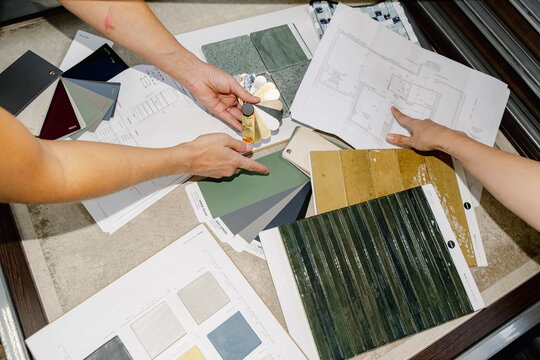 Anonymous Architect choosing color palette for home renovation