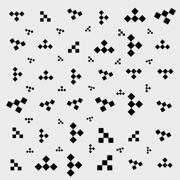 Trello logo pattern background featuring scattered black shapes for project management. Editorial use only.