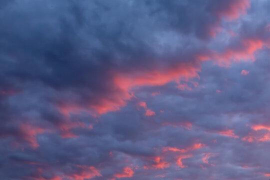 Beautiful dramatic sunset