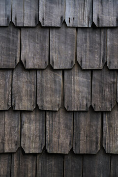 Weathered Wood Shingle Wall