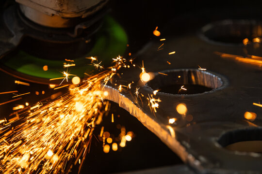 Metal work in a shop