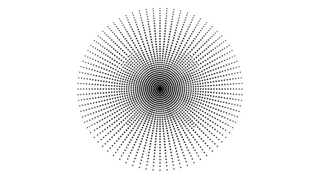 abstract vector illustration of spiral