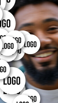 Premium Transitions Logo 1 Left VERTICAL &ndash; Animated Logo Transitions, Brand Reveals, Logo Wipes and Dynamic Identity Effects for Professional Video Editing and Motion Graphics