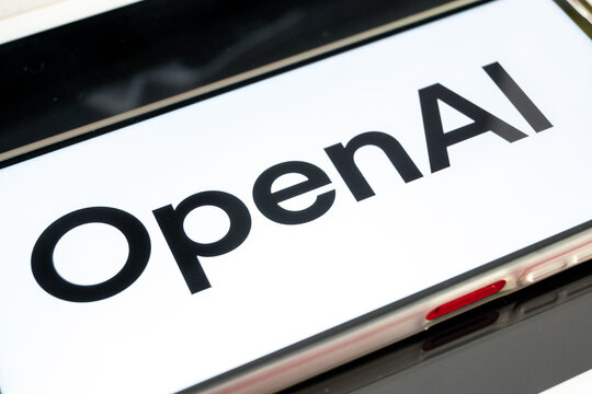 Openai logo appearing on a modern device