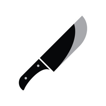 knife logo template illustration