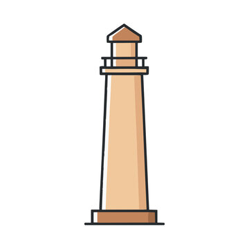 Illustration of a lighthouse