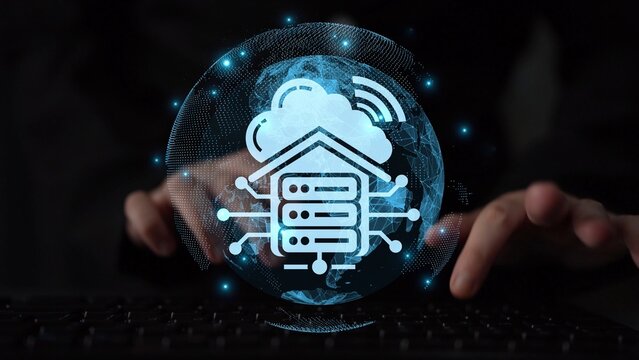 Cloud computing, cloud strategy, and cloud technology transforming digital infrastructure with scalable services, secure data storage, and cloud-based digital business solutions. Muxer