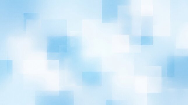 Abstract Light Blue Geometric Squares Background