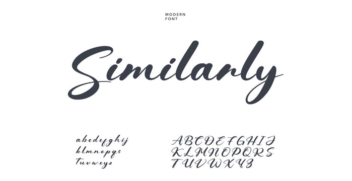 modern luxury calligraphy alphabet small letter logo design