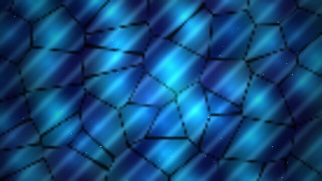 Abstract Blue Leather Texture Background with Geometric Mosaic Pattern, Stylish Upholstery Design, Seamless Decorative Wallpaper and Modern 3D Backdrop for Interior Decor