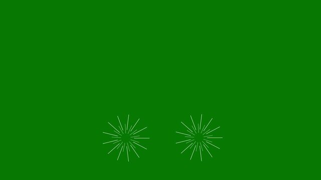 bstract shiny circle burst loop animation, firework sparkle explosion Glowing circle burst fireworks explosion animation, glitter spark line blast effect with shiny ellipse rings green sceen 4k video