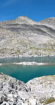 Amazing view of the Dark lake