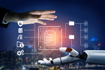 Artificial intelligence enhances document security and folder network management system to improve...