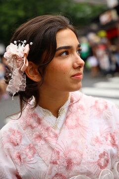 Teenager Enjoying a Vacation and Exploring Japan