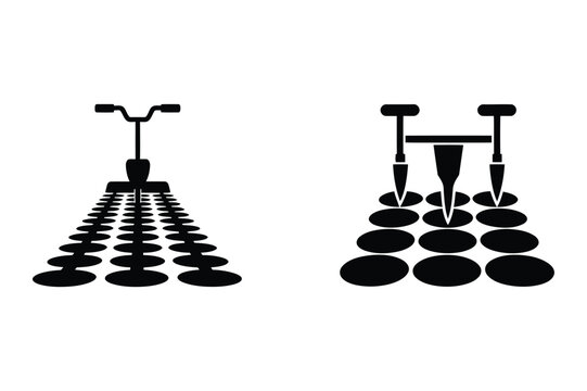 Automated agricultural seed planting equipment and precision sowing machine tools