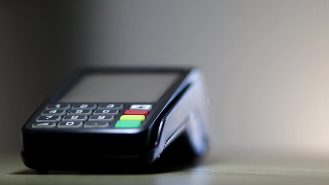 Point of sale terminal for secure digital credit card payment transaction with nfc and pin pad