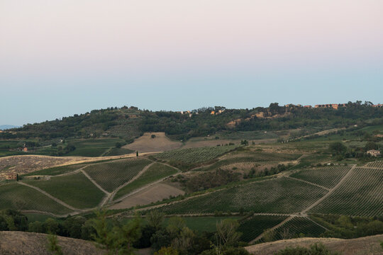 panoramic view of the city of tuscany