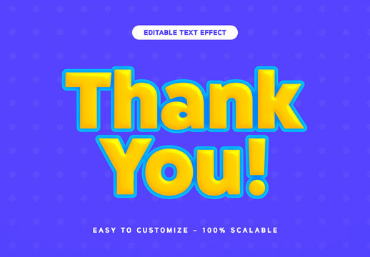 Thank You Text Effect