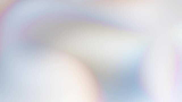 Bright pastel white silver and subtle iridescent lilac gradient background loop with clean glowing light motion Perfect for minimal video intros and overlays
