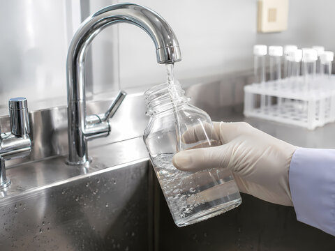 lab testing tap water contamination at home