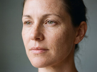 Fototapeta premium Sun Damage and Signs of Skin Aging