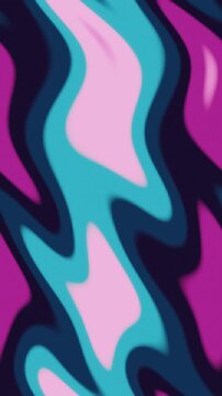 Datamosh Glitch Compression Artifact Bloom With Smearing Macroblocks and Melting Pixel Trails, Seamless Loop in subtle magenta tones vertical 9:16