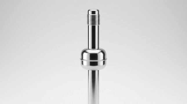Polished Chrome Industrial Float Switch Component.