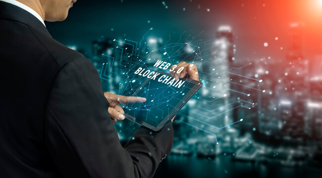 Web 3.0 and Blockchain technology as the foundation for a decentralized web. A concept of a distributed ledger system for the future internet. Motif