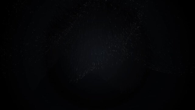 Abstract Dark Particles Swirling Motion Background - Dark Textured Motion Graphics