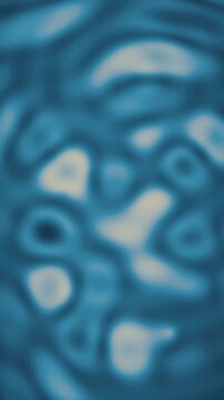 Abstract wave interference moire fringe ripple background seamless loop in subtle blue tones vertical 9:16