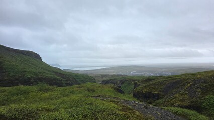 Fototapeta premium Múlagljúfur Canyon and Glacial Landscape in Iceland