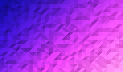 Obraz premium Modern abstract design featuring a textured low poly geometric pattern with a vibrant gradient transitioning from blue, purple to magenta. Perfect for digital art and modern styling.