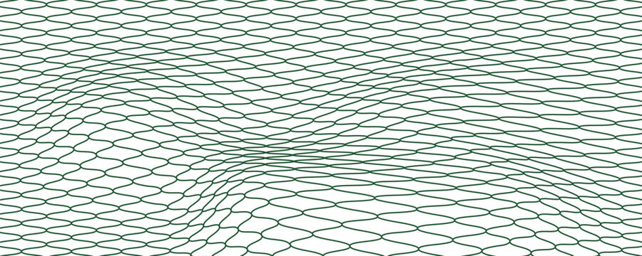 Green wire fence seamless pattern. Mesh net texture background. Lattice grid chain silhouette for barrier wall, safety zone, construction backdrop. Repeated metal henge enclosure wallpaper. Vector
