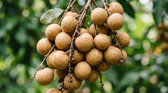 Fresh longan fruit