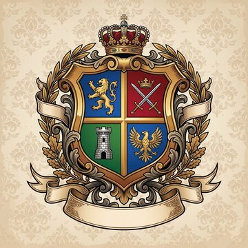 shield vector illustration design template
