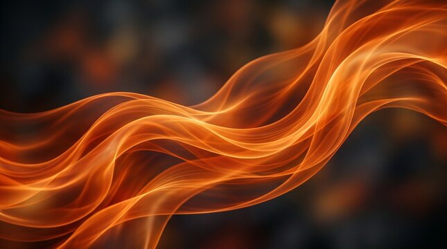 orange flame wave