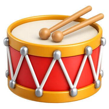 Colorful Toy Drum
