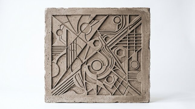 Concrete geometric relief