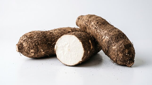 Fresh cassava roots